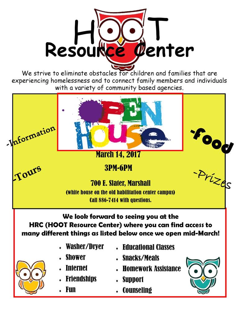 HOOT Resource Center Opening