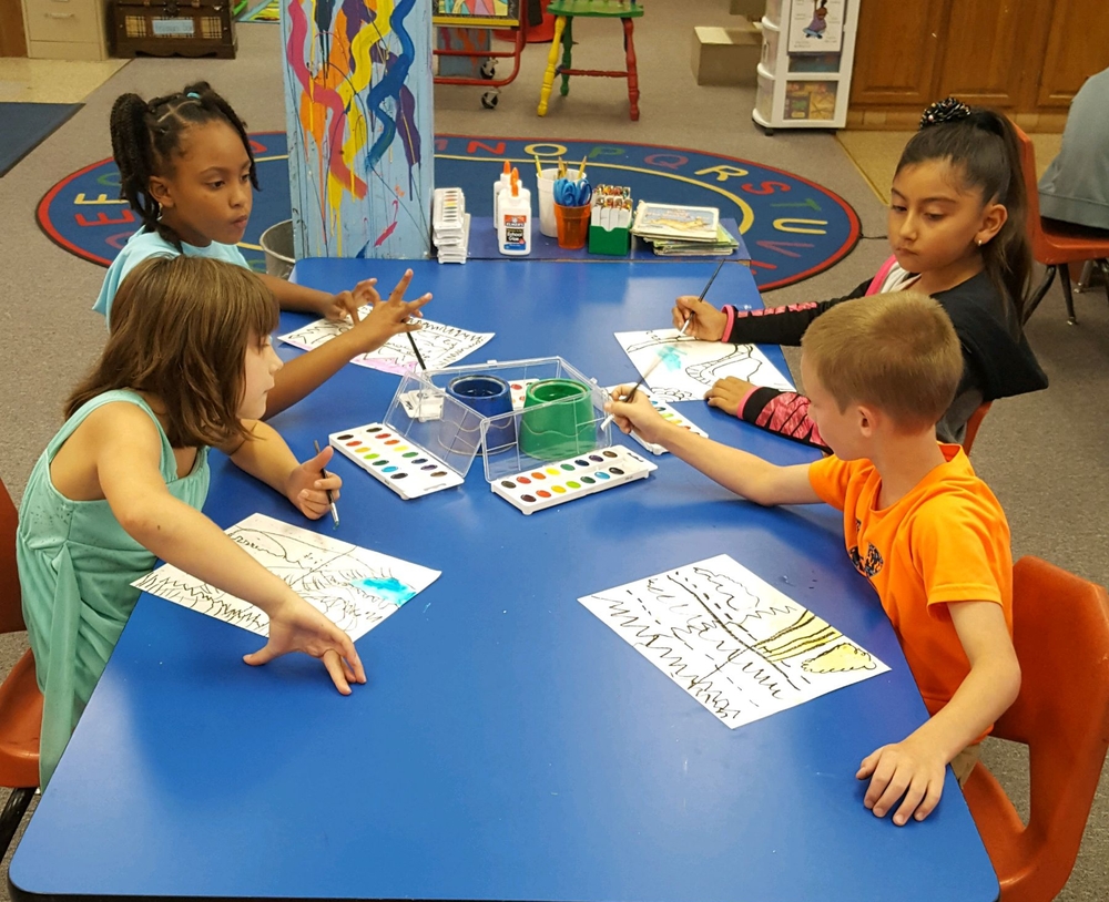 Second Graders are Learning about Lines!