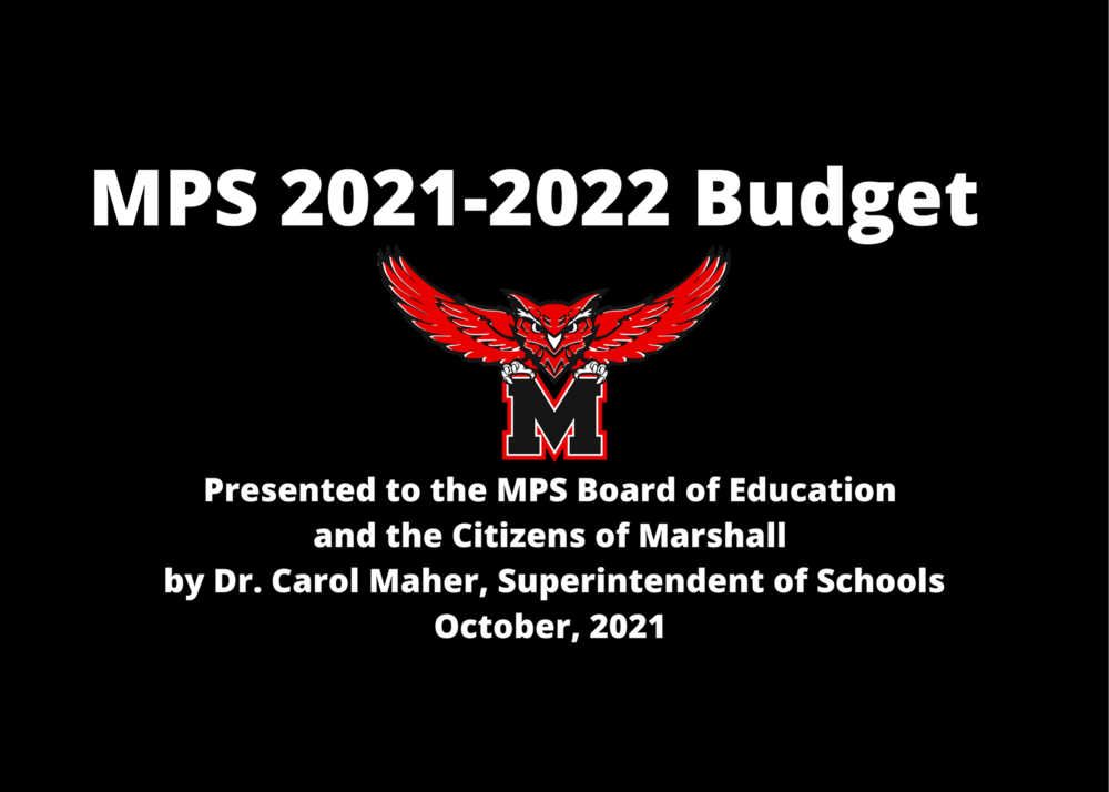 MPS Budget Information Marshall Public Schools