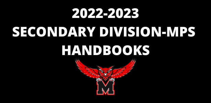 Secondary Division-MPS Handbook and Supply List