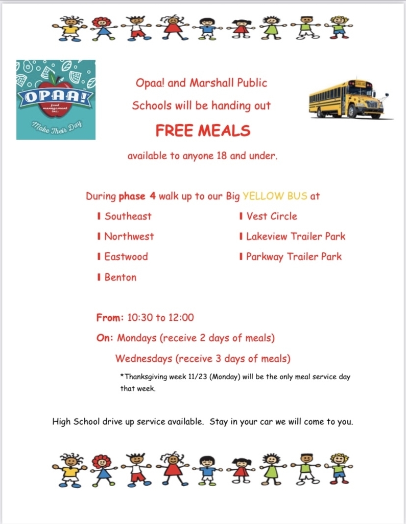 Free school meals during phase 4